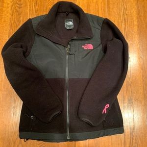 The Northface Black Pink Ribbon jacket